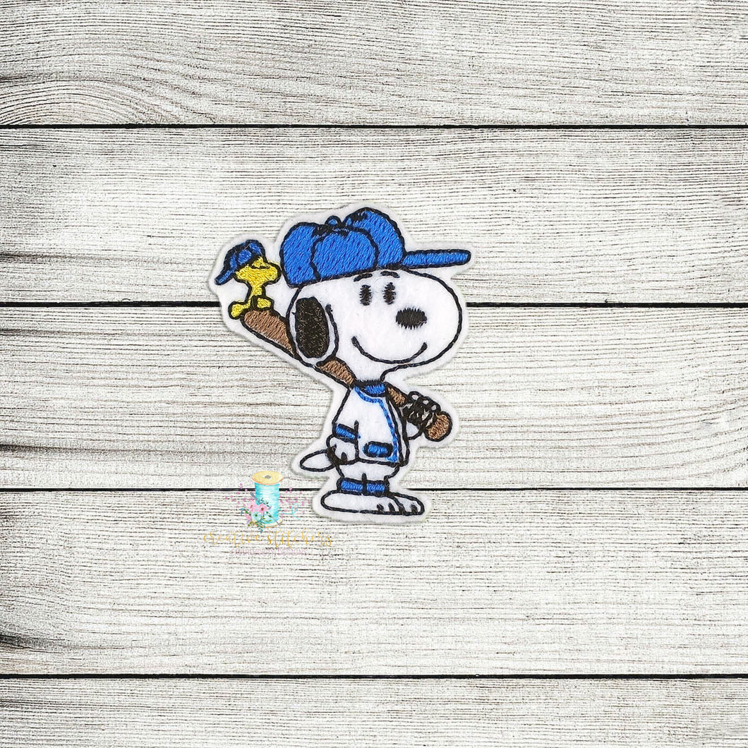 Baseball Snopie Feltie Digital Embroidery Design File