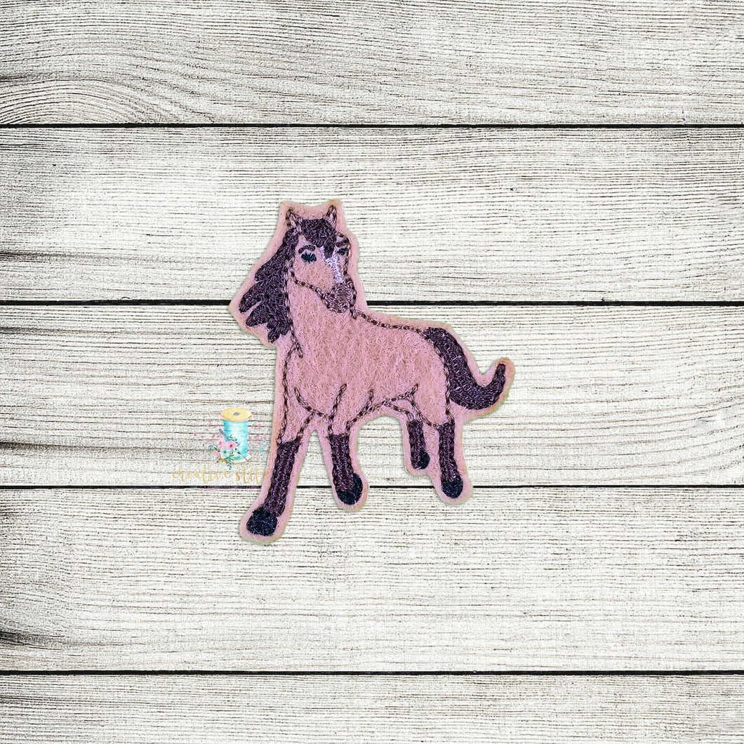 Spirit Horse Feltie Digital Embroidery Design File