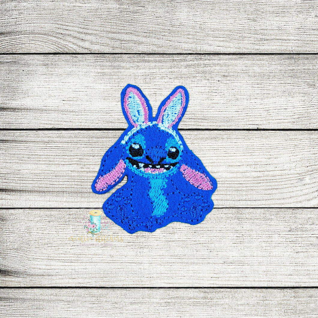 Stitch Bunny Feltie Digital Embroidery Design File