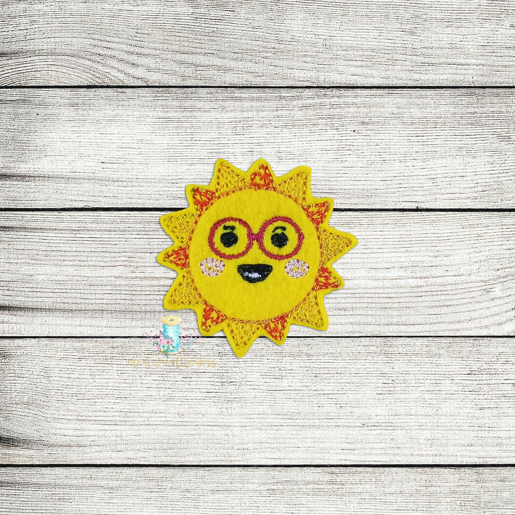 Planet Sun Feltie Digital Embroidery Design File