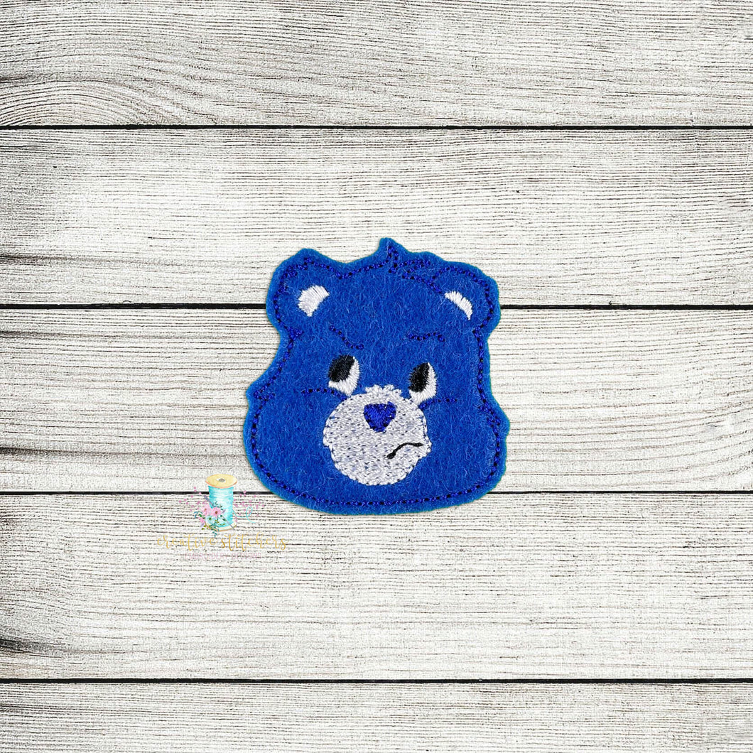Grump Bear Feltie Digital Embroidery Design File