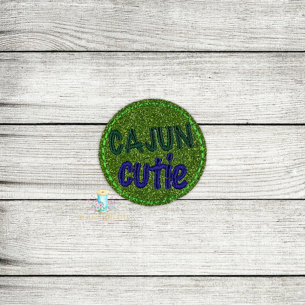 Cajun Cutie Feltie Digital Embroidery Design File