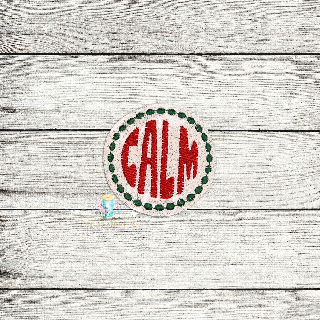 Calm Feltie Digital Embroidery Design File