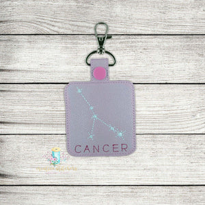 Cancer Zodiac Fob Digital Embroidery Design File PP