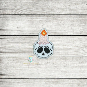 Candle Skull Digital Embroidery Design File