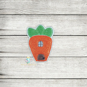 Carrot House Feltie Digital Embroidery Design File