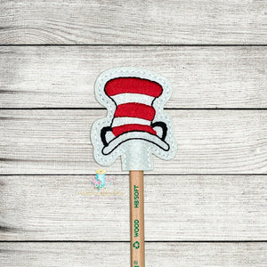 Cat Pencil Topper Digital Embroidery Design File