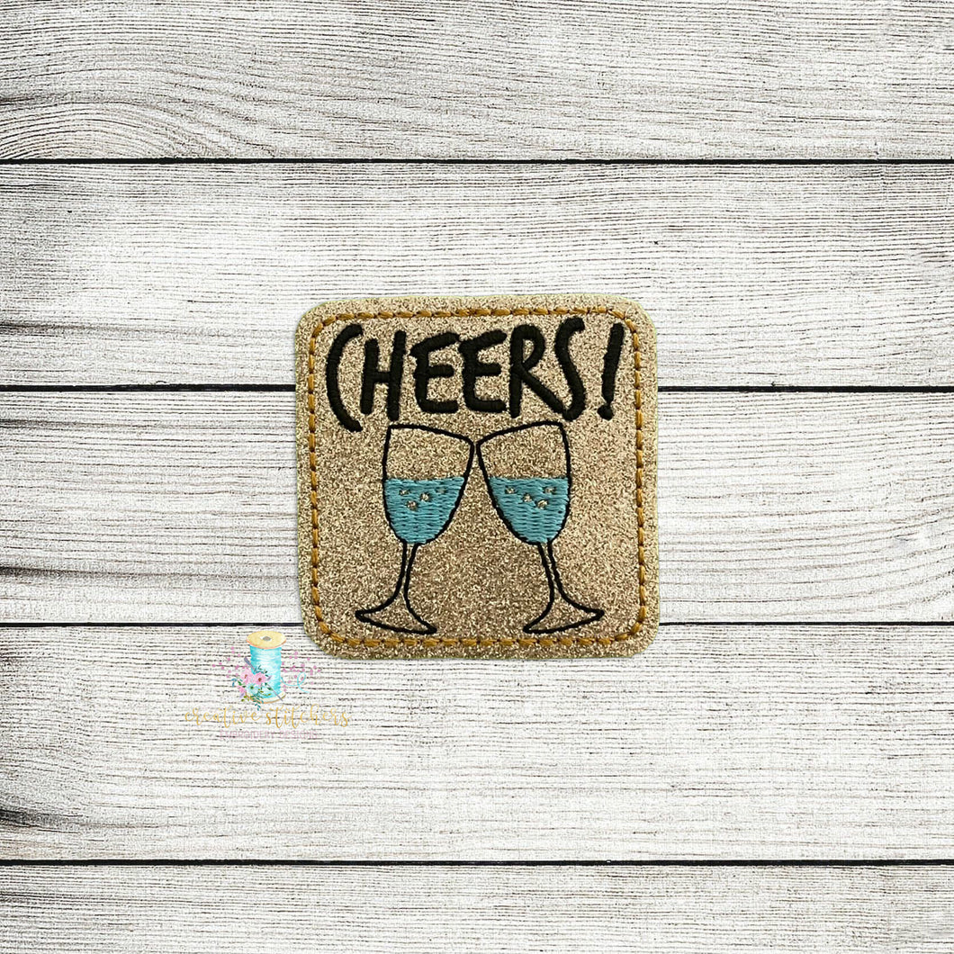 Cheers Feltie Digital Embroidery Design File