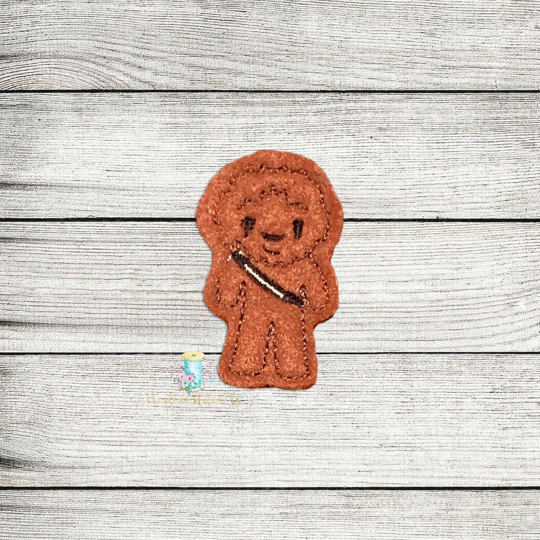 Chewie Feltie Digital Embroidery Design File