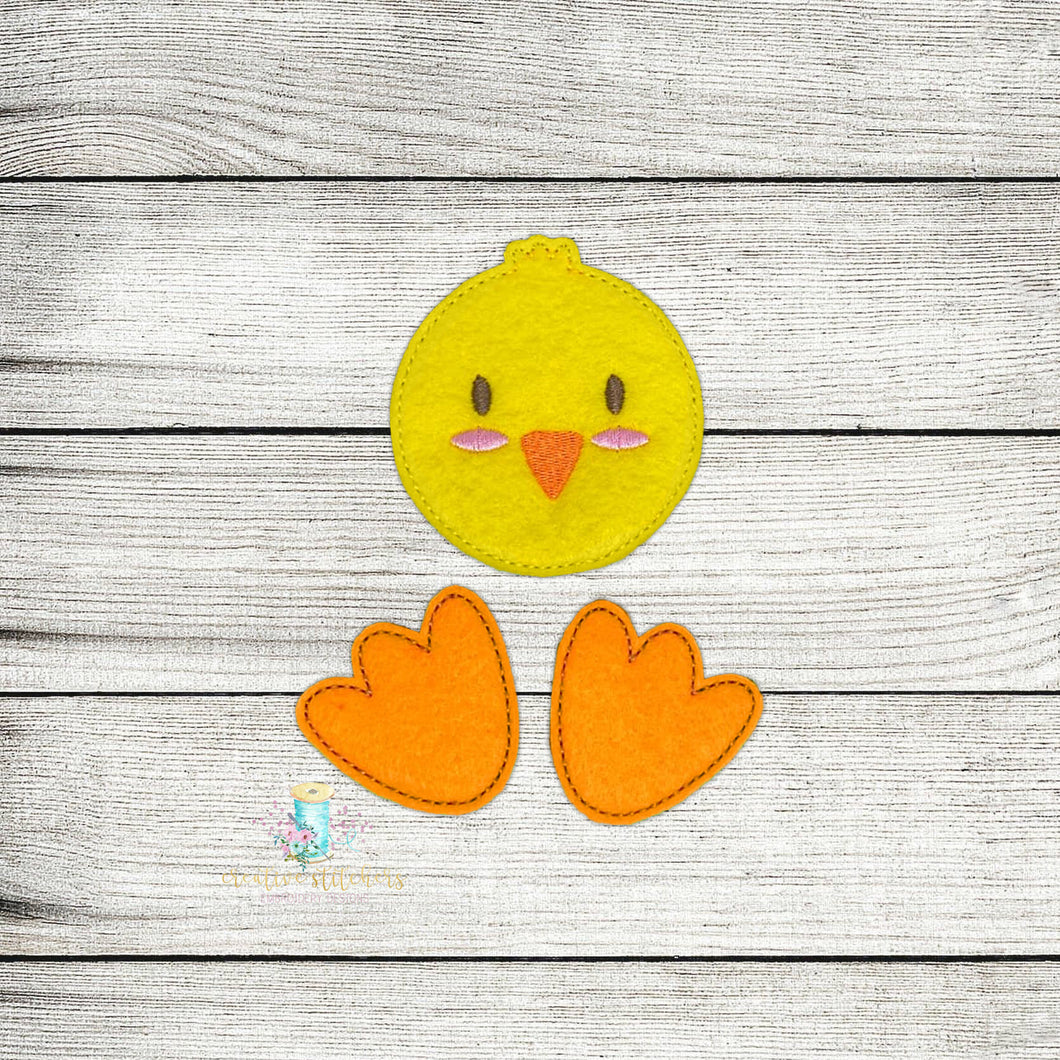 Chickie Bow Parts Digital Embroidery Design File