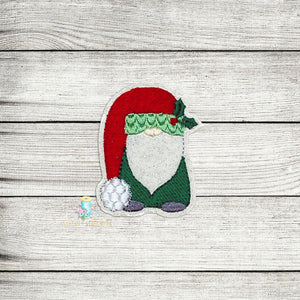 Christmas Gnome Feltie Digital Embroidery Design File