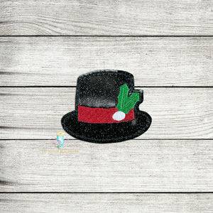 Christmas Hat Feltie Digital Embroidery Design File