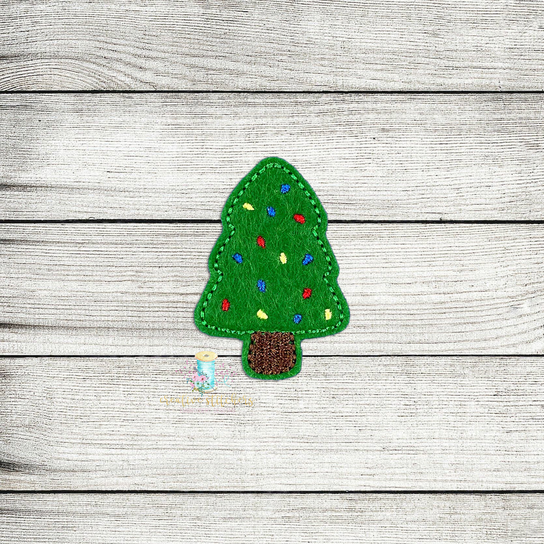 Christmas Tree 1 Feltie Digital Embroidery Design File