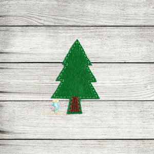 Christmas Tree Feltie Digital Embroidery Design File