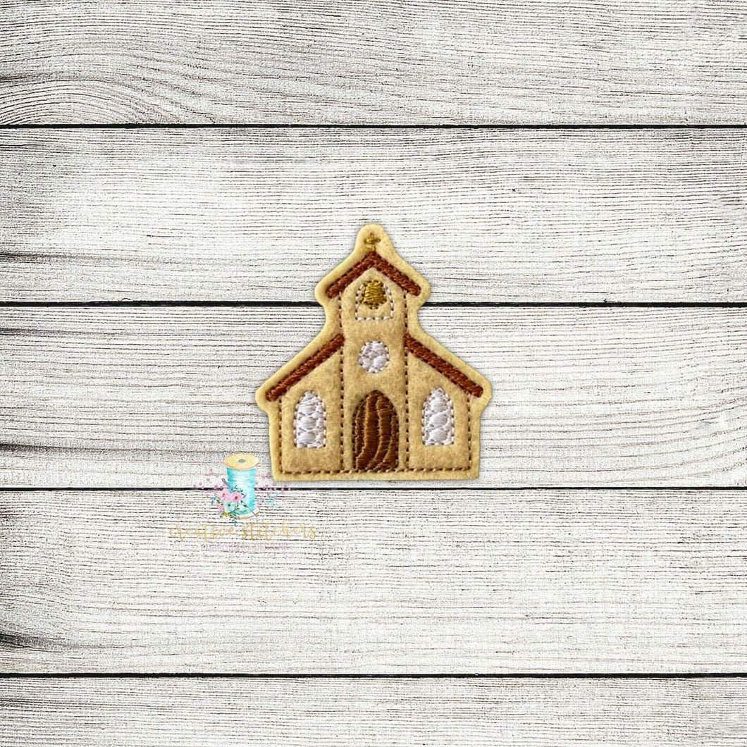 Church Digital Embroidery Design File