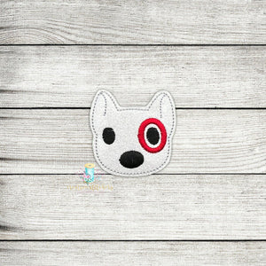 Circle Dog Feltie Digital Embroidery Design File