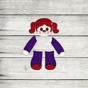 Circus Girl Bow Parts Digital Embroidery Design File