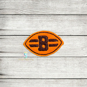 CB Football Feltie Digital Embroidery Design File