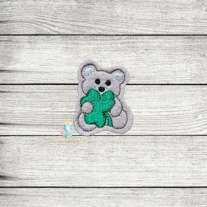 Clover Bear Feltie Digital Embroidery Design File