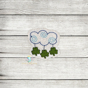 Clover Cloud Feltie Digital Embroidery Design File