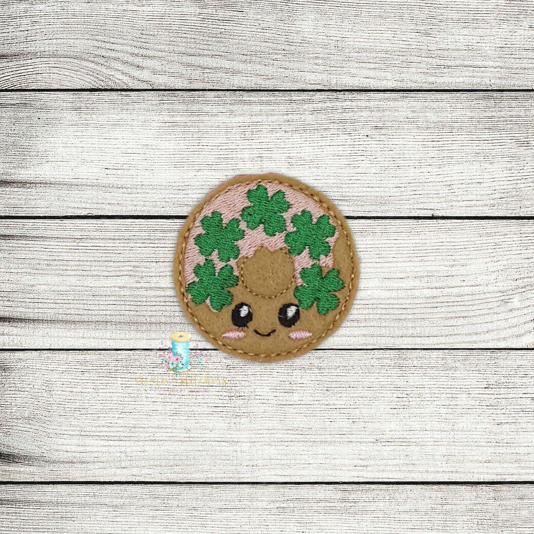 Clover Donut Feltie Digital Embroidery Design File