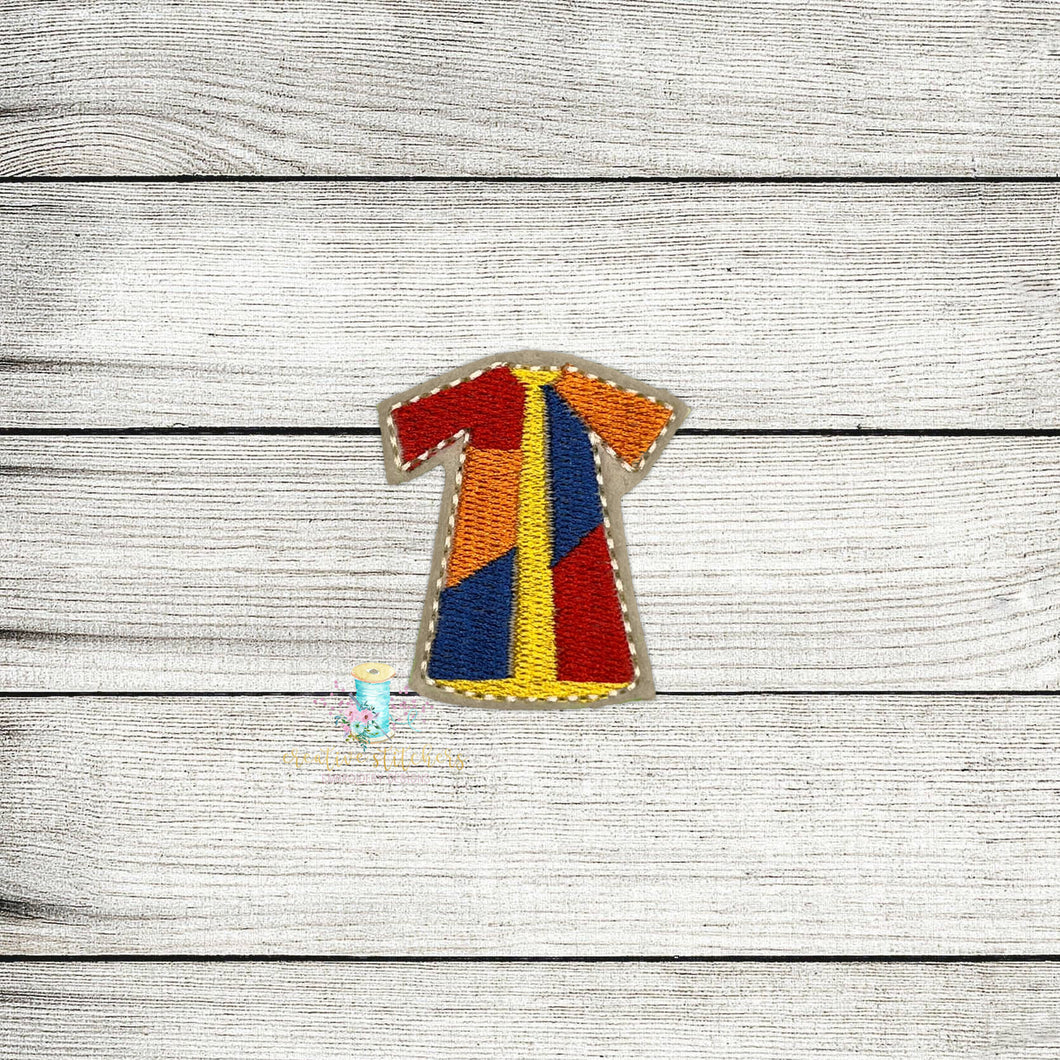 Coat Of Many Colors Feltie Digital Embroidery Design File