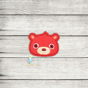 Coco Bear Head Digital Embroidery Design File