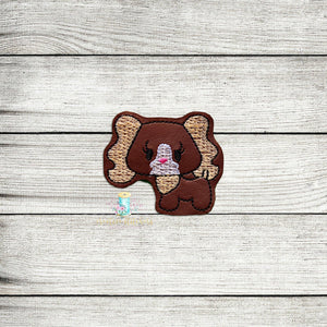 Coco Puppy Feltie Digital Embroidery Design File