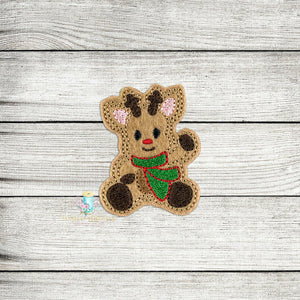 Cody Full Body Reindeer Feltie Digital Embroidery Design File