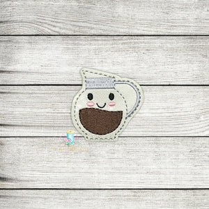 Coffee Pot Feltie Digital Embroidery Design File