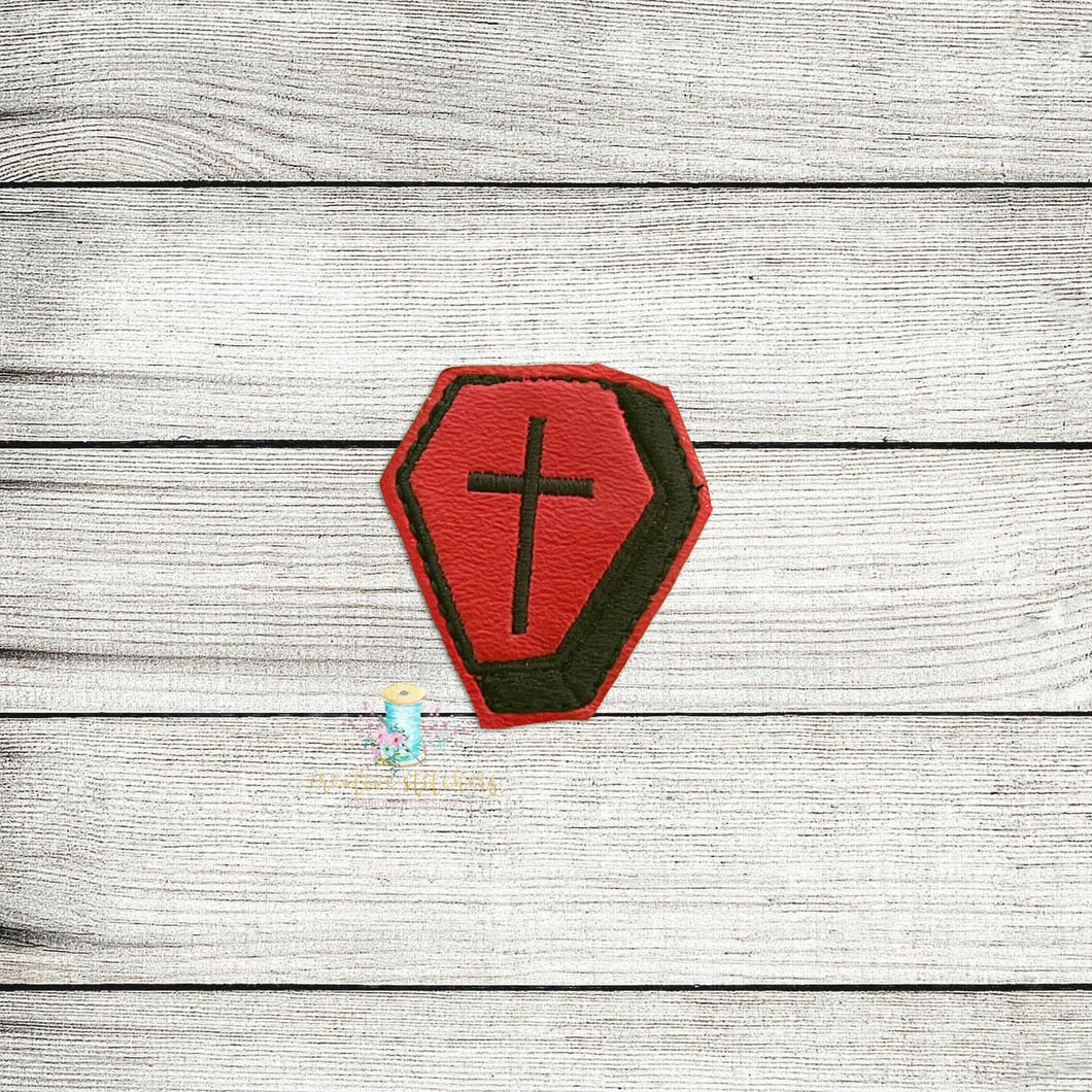 Coffin Feltie Digital Embroidery Design File