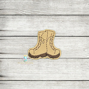 Combat Boot Feltie Digital Embroidery Design File