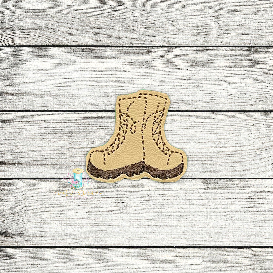 Combat Boot Feltie Digital Embroidery Design File