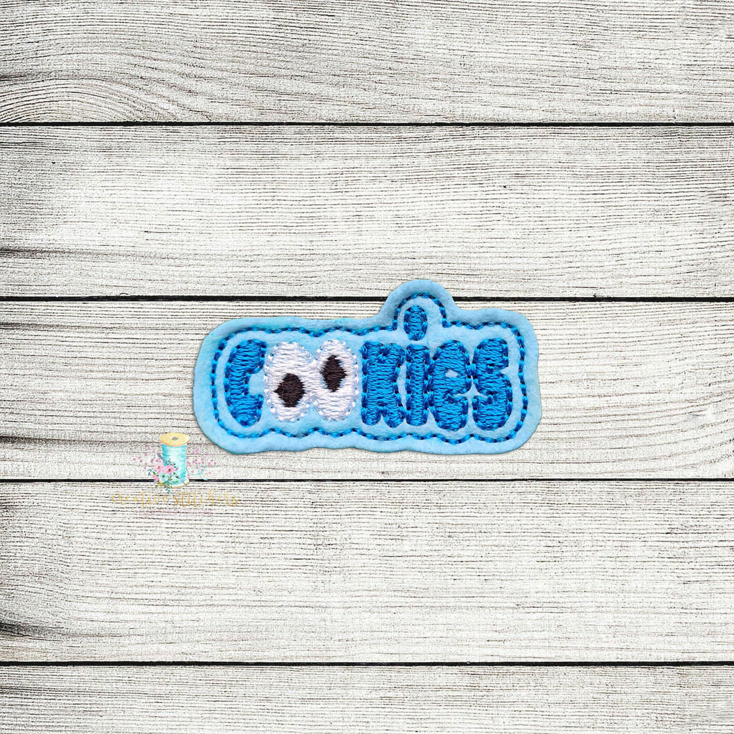 Cookie Alligator Feltie Digital Embroidery Design File