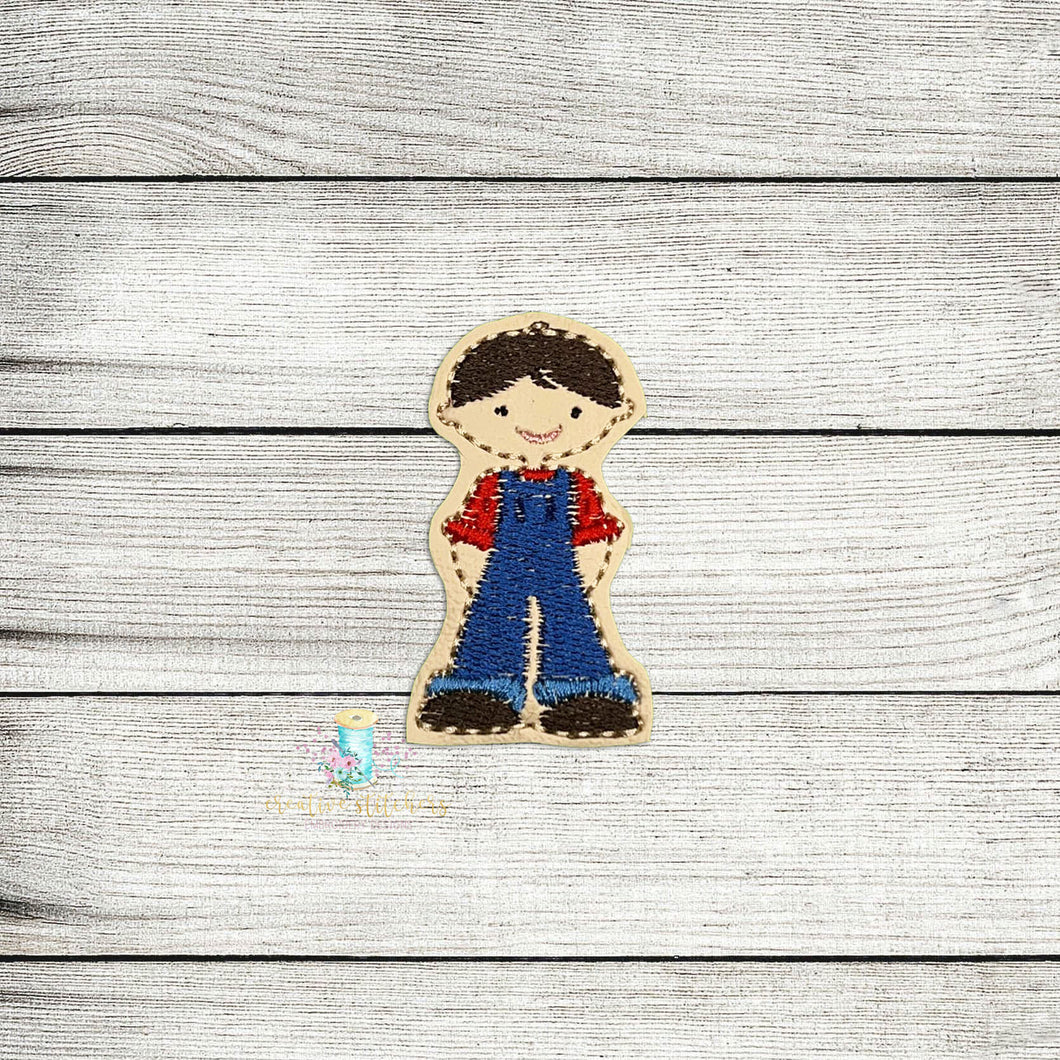 Country Lad Feltie Digital Embroidery Design File