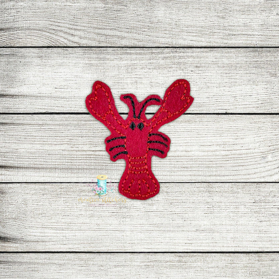Crawfish Feltie Digital Embroidery Design File