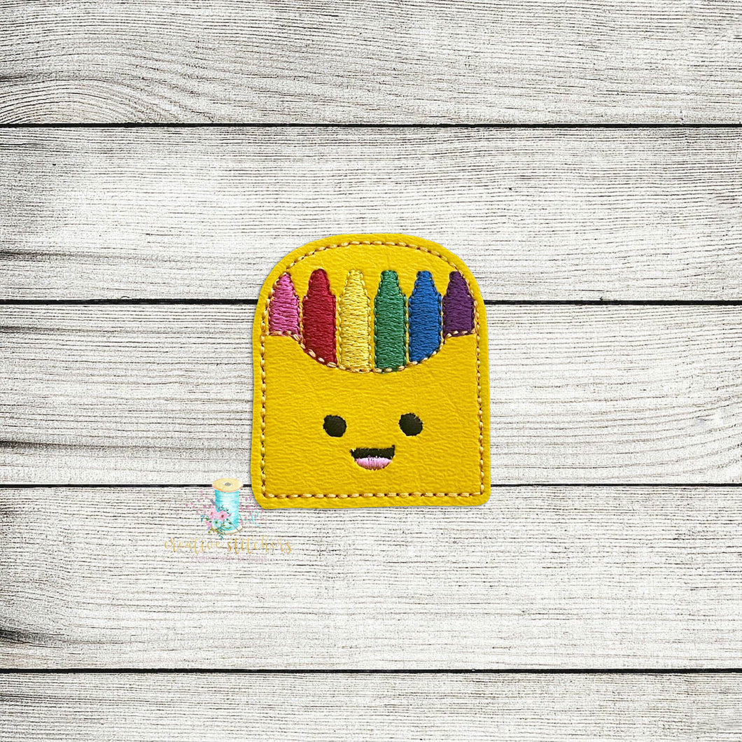 Crayon Pack Feltie Digital Embroidery Design File