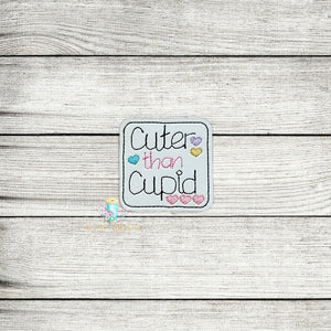Cuter Than Cupid Feltie Digital Embroidery Design File