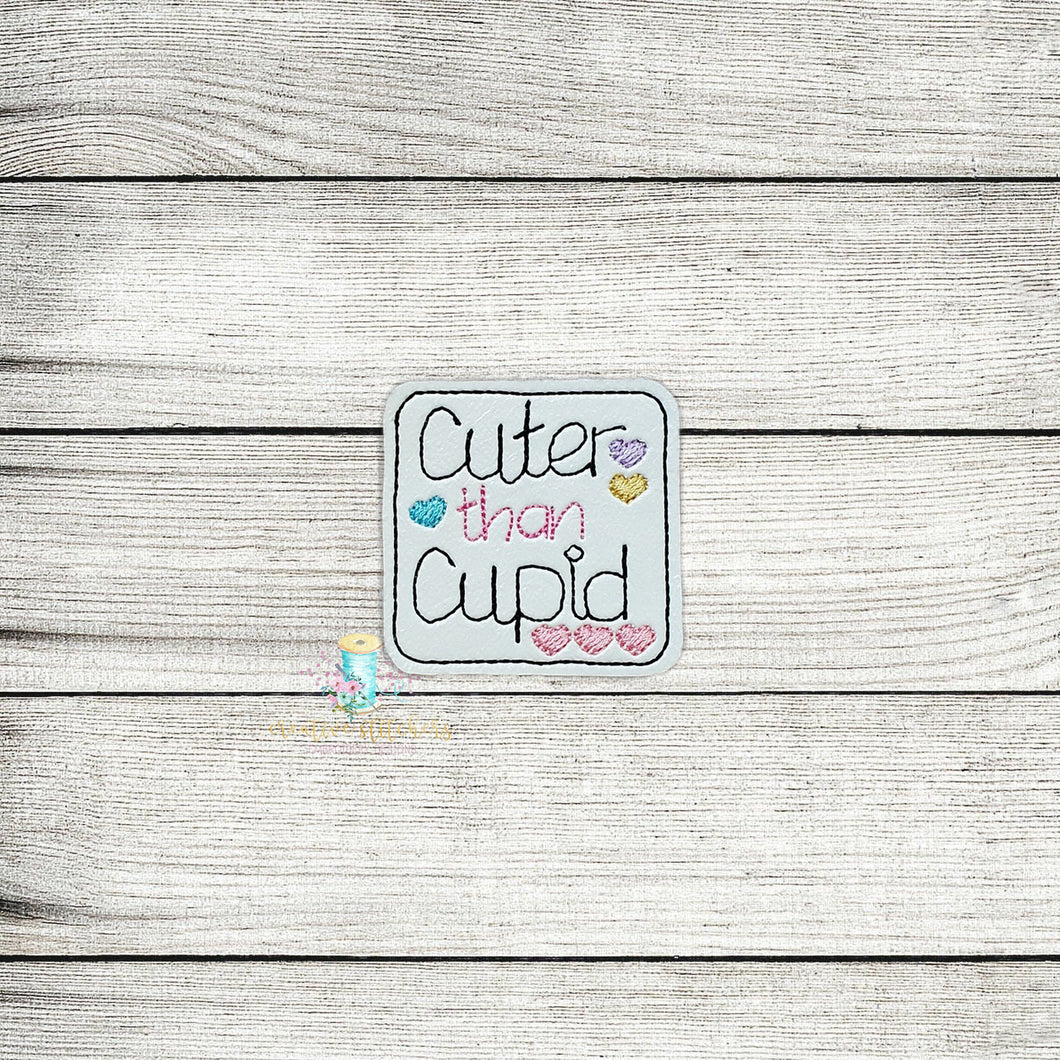 Cuter Than Cupid Feltie Digital Embroidery Design File