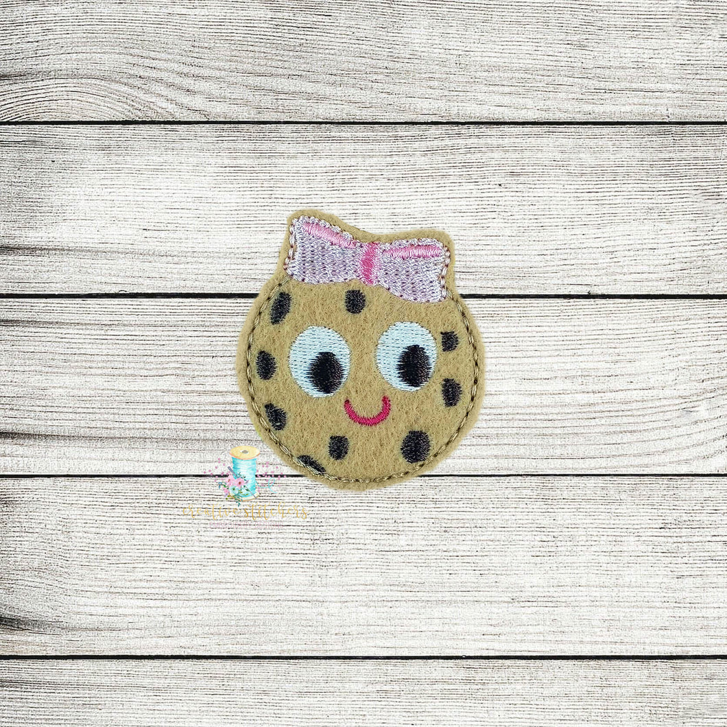 Cutie Chocolate Cookie Feltie Digital Embroidery Design File