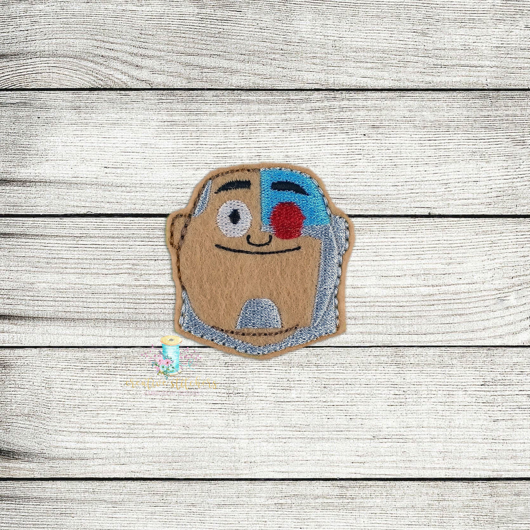 Cyborg Feltie Digital Embroidery Design File