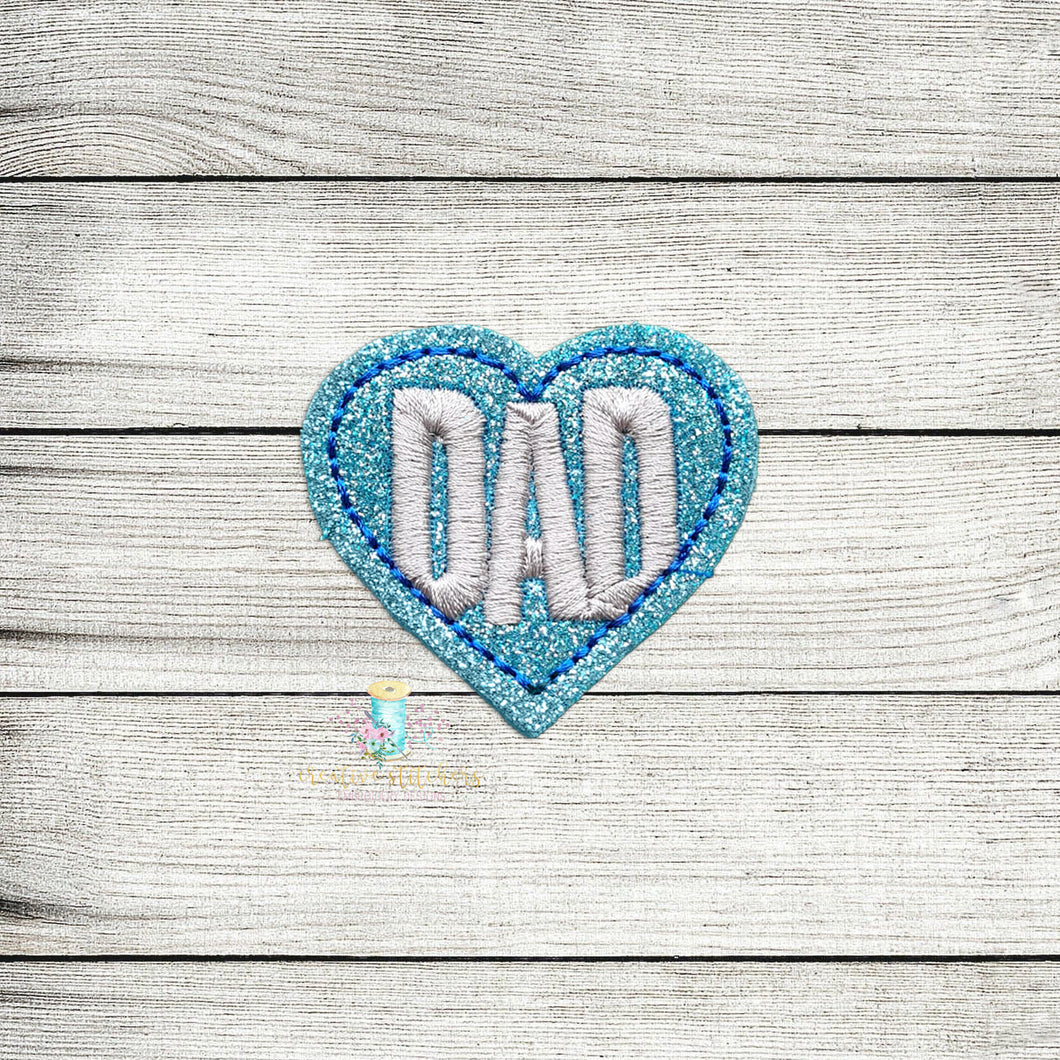 Dad Feltie Digital Embroidery Design File