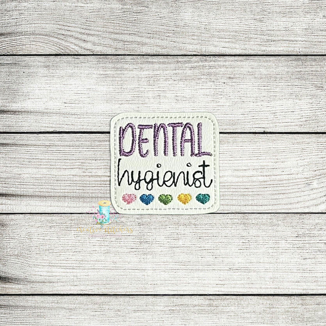 Dental Hygienist Feltie Digital Embroidery Design File