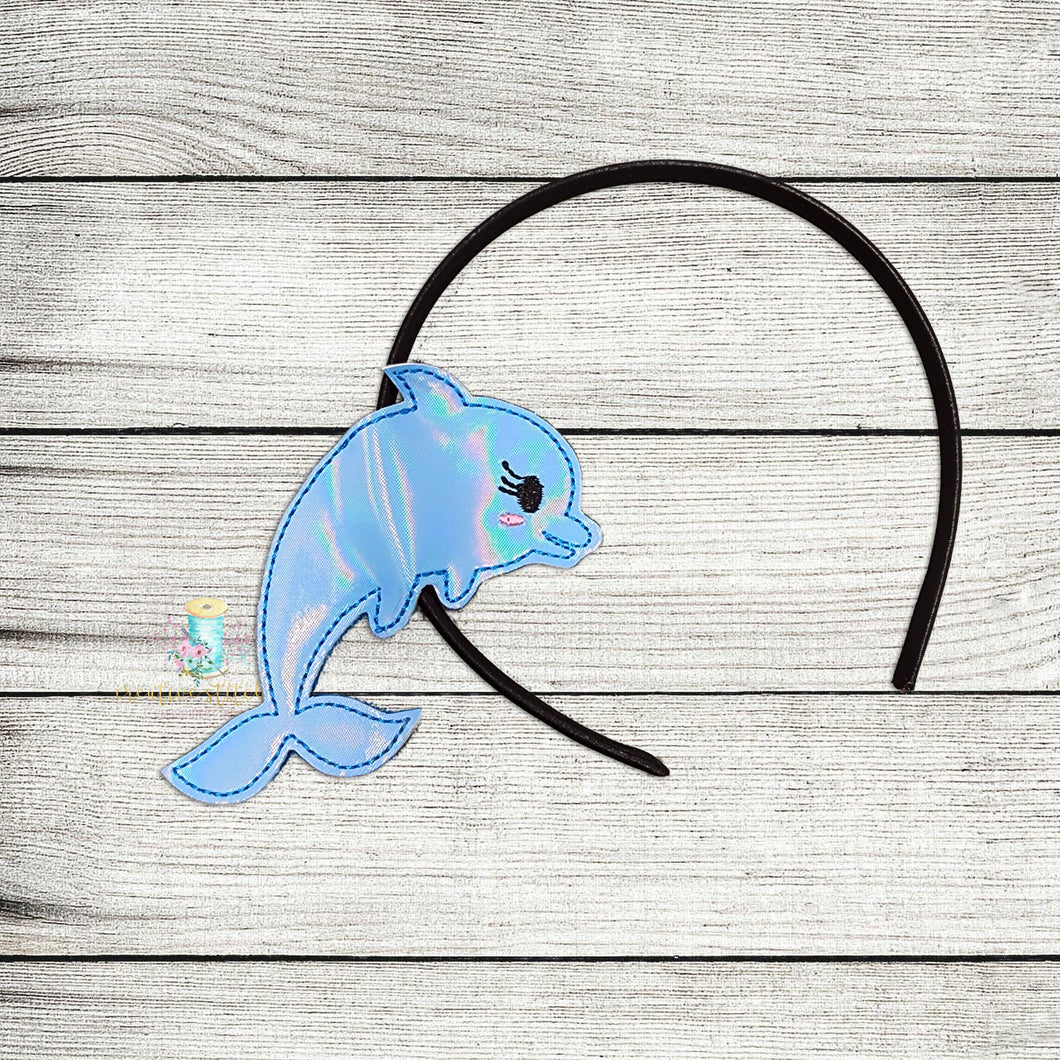 Dolphin Slider Digital Embroidery Design File