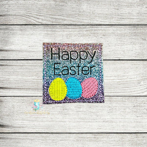 Easter Eggs Feltie Digital Embroidery Design File