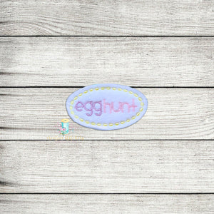 Egg Hunt Snap Clip Cover Digital Embroidery Design File