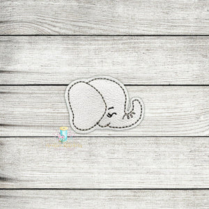 Elephant Head Feltie Digital Embroidery Design File