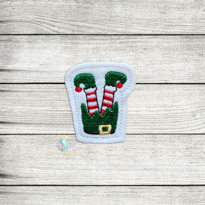 Elf Feet Feltie Digital Embroidery Design File