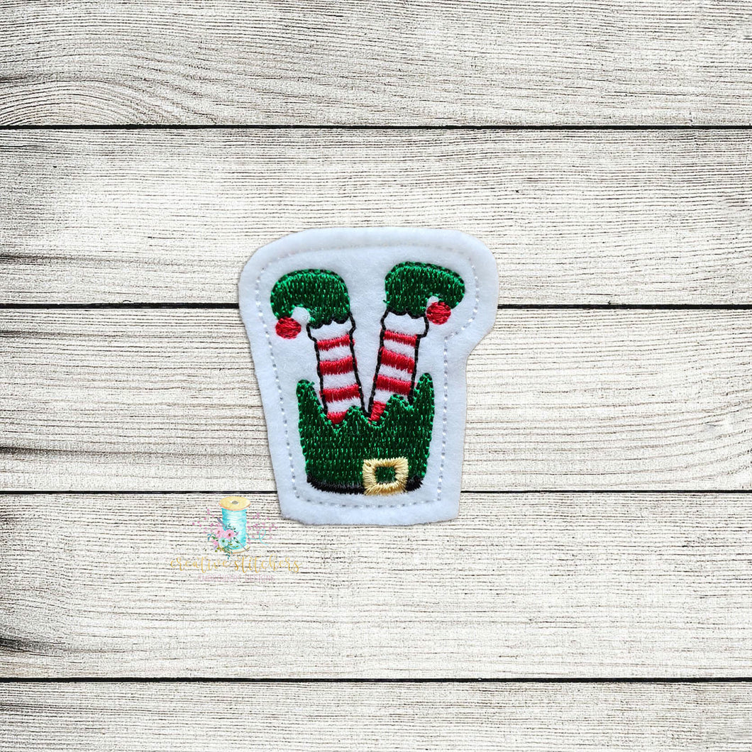 Elf Feet Feltie Digital Embroidery Design File