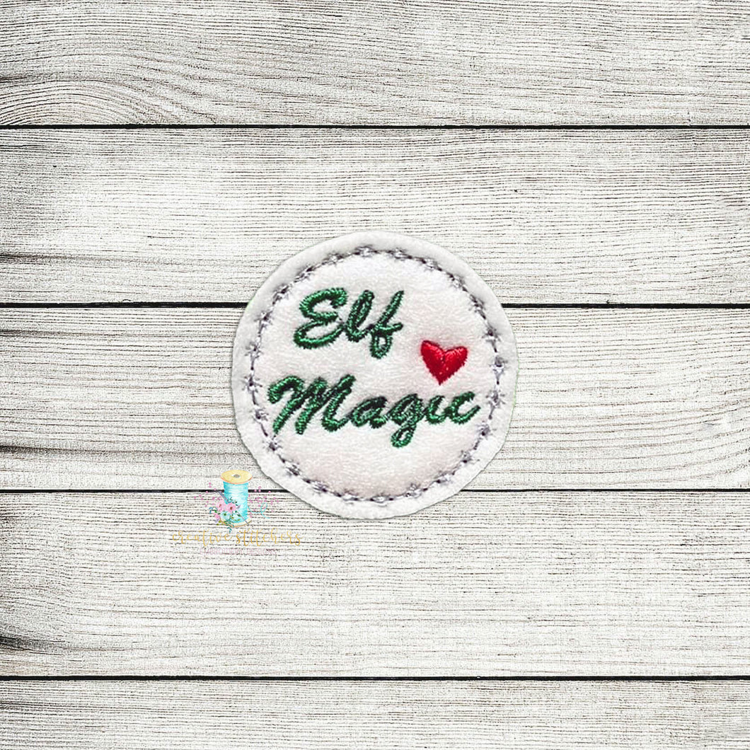 Elf Magic Feltie Digital Embroidery Design File